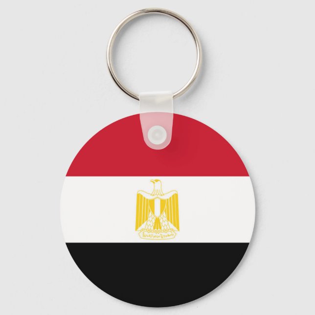 Porte-clés Drapeau de l'Égypte (Recto)