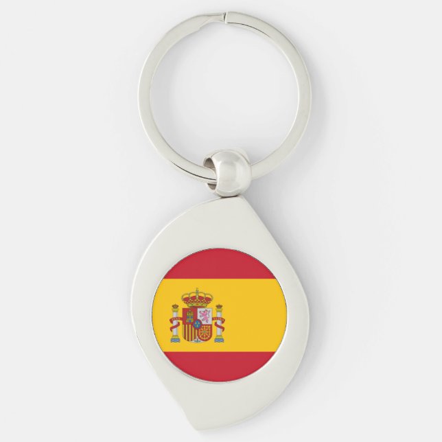 Porte-clés Drapeau de l'Espagne (Devant)