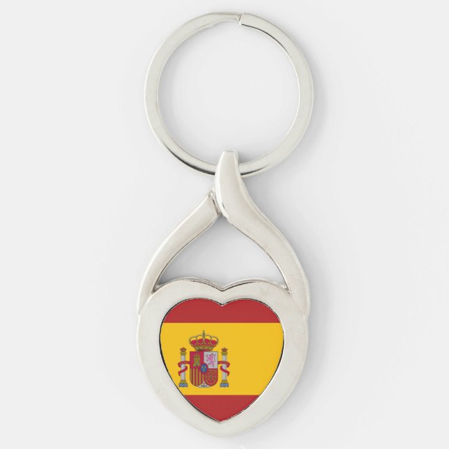 Porte-clés Drapeau de l'Espagne (Devant)