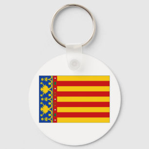 Porte-clés Drapeau de l'Espagne Valence