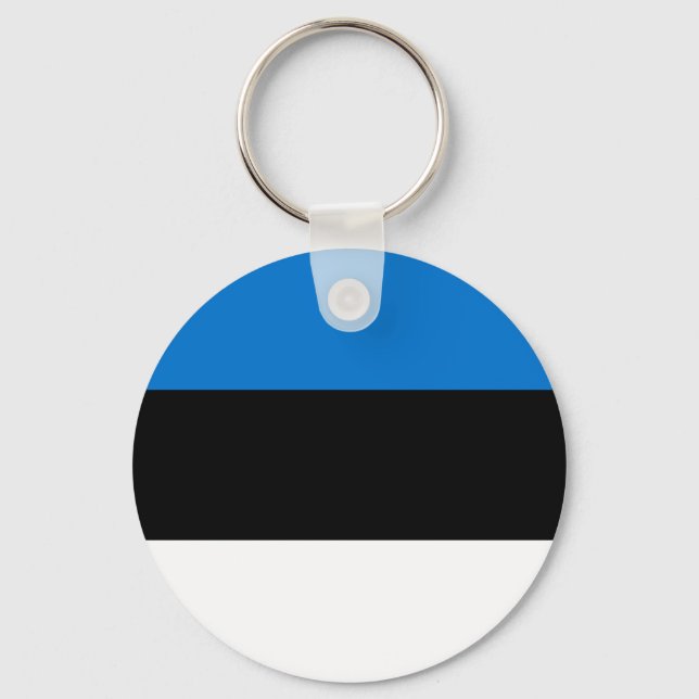 Porte-clés Drapeau de l'Estonie (Recto)