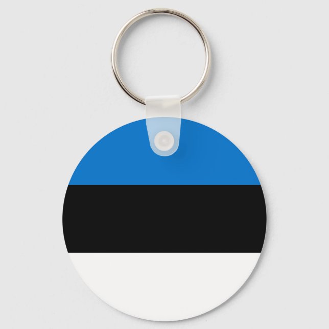 Porte-clés Drapeau de l'Estonie (Recto)