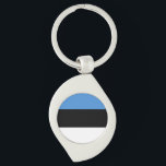 Porte-clés Drapeau de l'Estonie<br><div class="desc">Drapeau de l'Estonie</div>