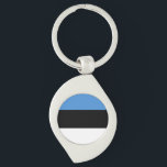 Porte-clés Drapeau de l'Estonie<br><div class="desc">Drapeau de l'Estonie</div>