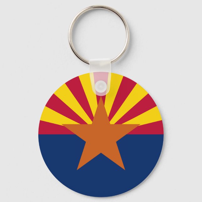 Porte-clés Drapeau de l'État d'Arizona (Recto)