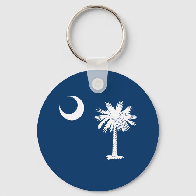 Porte-clés Drapeau de l'État de Caroline du Sud (Recto)