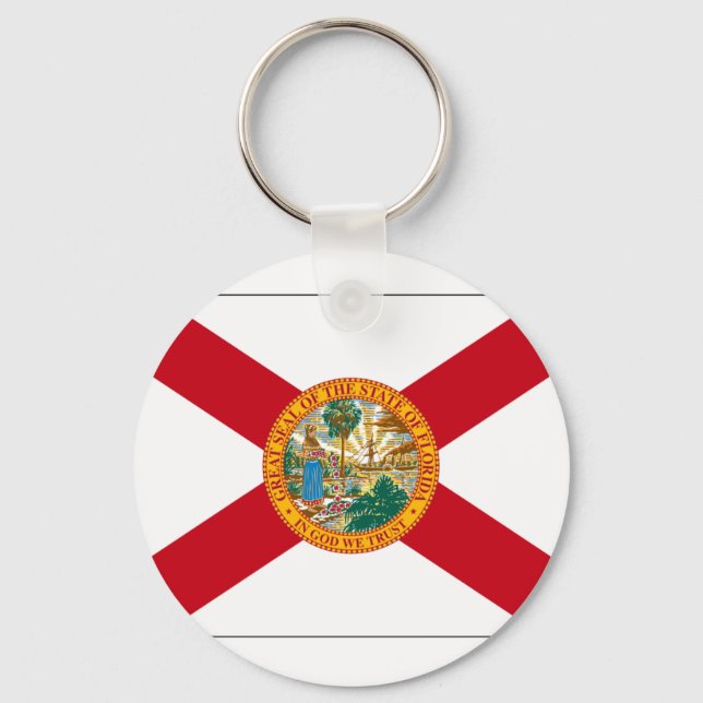 Porte-clés Drapeau de l'État de Floride (Recto)
