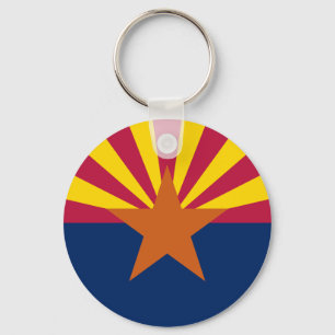 Porte-clés Drapeau de l'État de l'Arizona