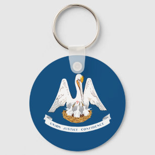 Porte-clés Drapeau de l'État de Louisiane