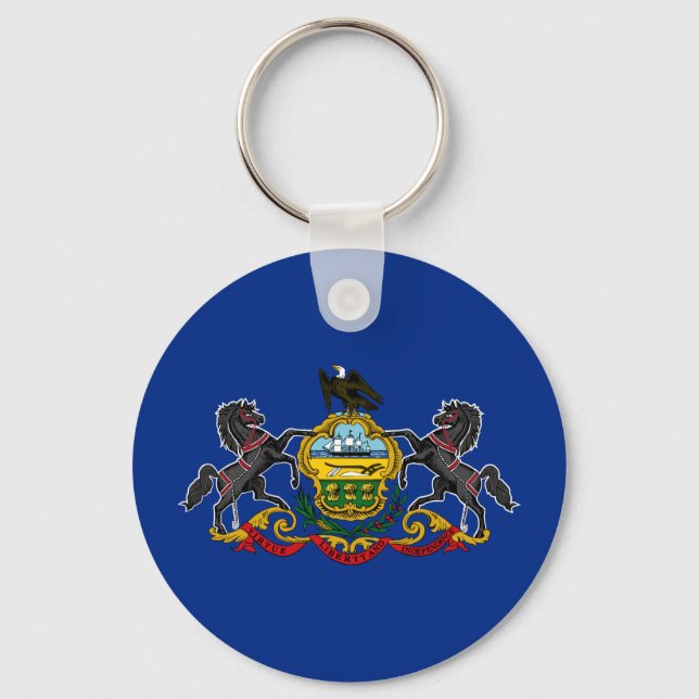 Porte-clés Drapeau de l'État de Pennsylvanie (Recto)