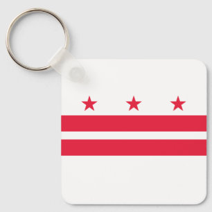 Porte-clés Drapeau de l'État de Washington DC