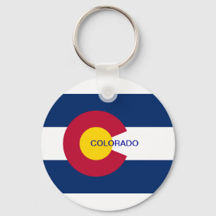 Porte-clés Drapeau de l'État du Colorado