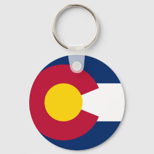Porte-clés Drapeau de l'État du Colorado