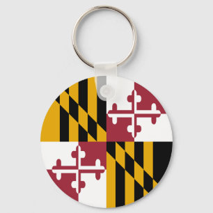 Porte-clés Drapeau de l'État du Maryland