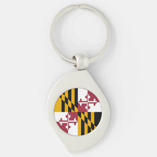 Porte-clés Drapeau de l'État du Maryland