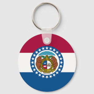 Porte-clés Drapeau de l'État du Missouri