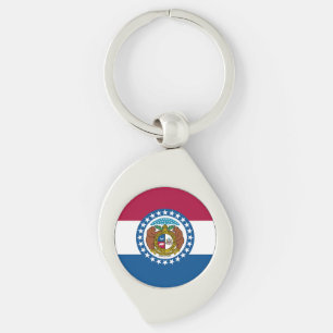 Porte-clés Drapeau de l'État du Missouri