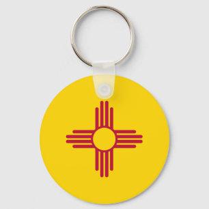 Porte-clés Drapeau de l'État du Nouveau-Mexique