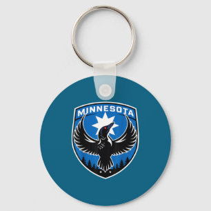 Porte-clés Drapeau de l'État rebelle du Minnesota 