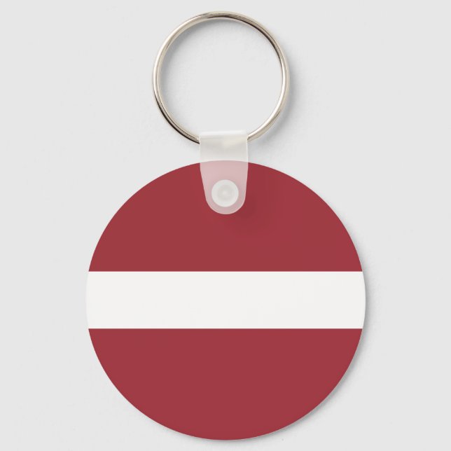 Porte-clés Drapeau de Lettonie (Recto)
