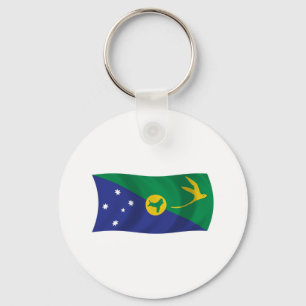 Porte-clés Drapeau de l'Île Christmas