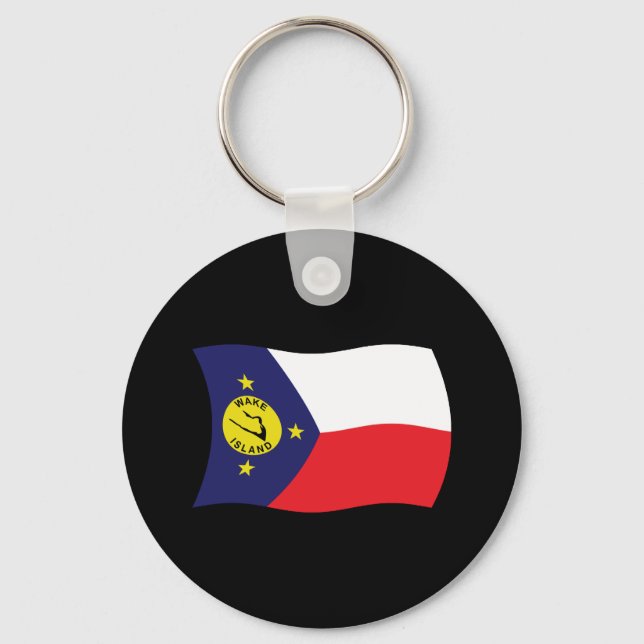 Porte-clés Drapeau de l'Île Wake (Recto)