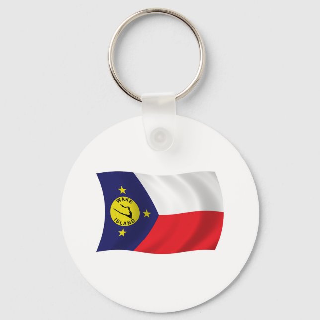 Porte-clés Drapeau de l'Île Wake (Recto)