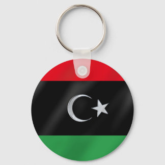 Porte-clés Drapeau de l'Indépendance libyenne - Libérez la Li