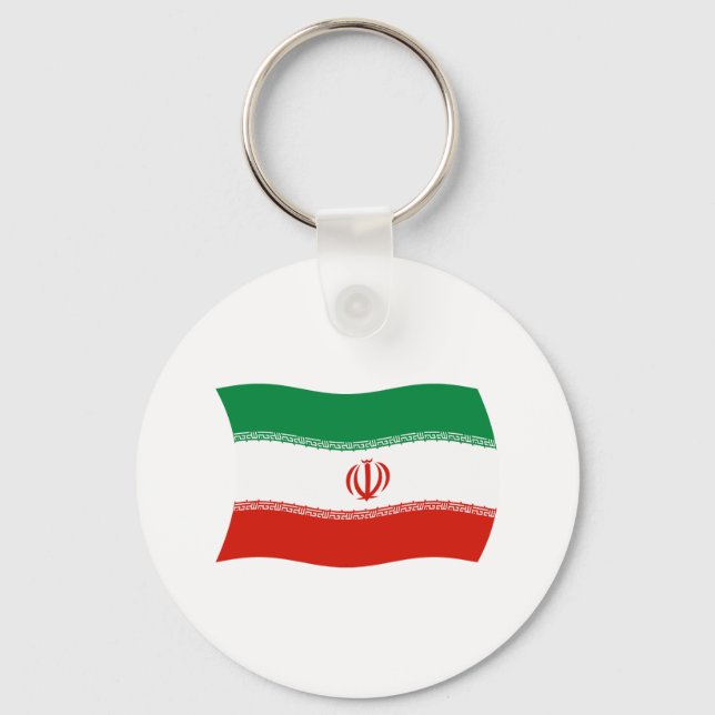 Porte-clés Drapeau de l'Iran (Recto)