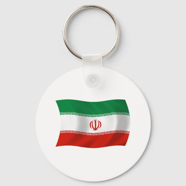 Porte-clés Drapeau de l'Iran (Recto)