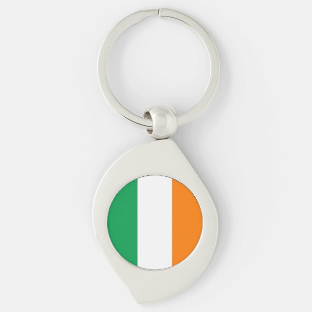 Porte-clés Drapeau de l'Irlande (Devant)