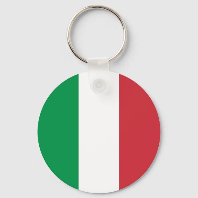 Porte-clés Drapeau de l'Italie (Recto)