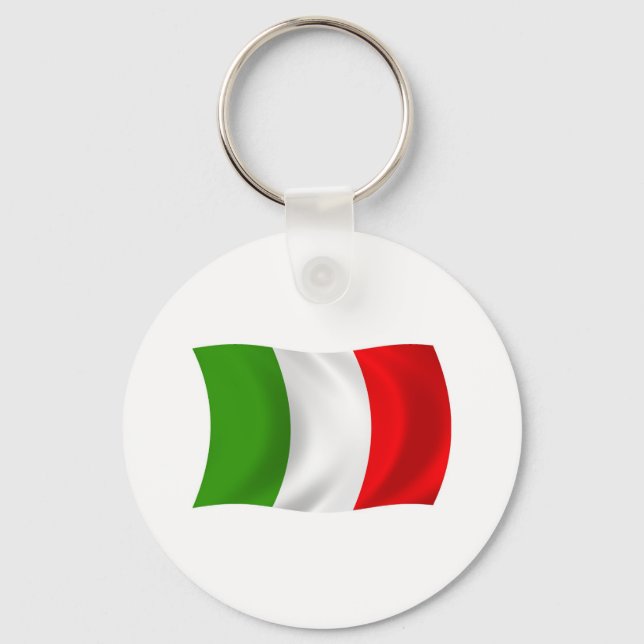 Porte-clés Drapeau de l'Italie (Recto)
