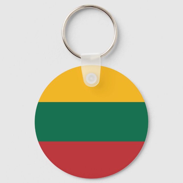 Porte-clés Drapeau de Lituanie (Recto)