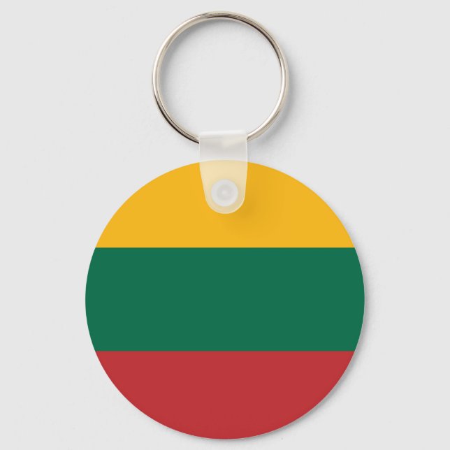 Porte-clés Drapeau de Lituanie Porte - clé (Recto)