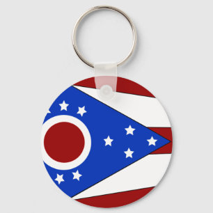 Porte-clés Drapeau de l'Ohio