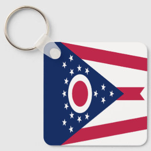 Porte-clés Drapeau de l'Ohio