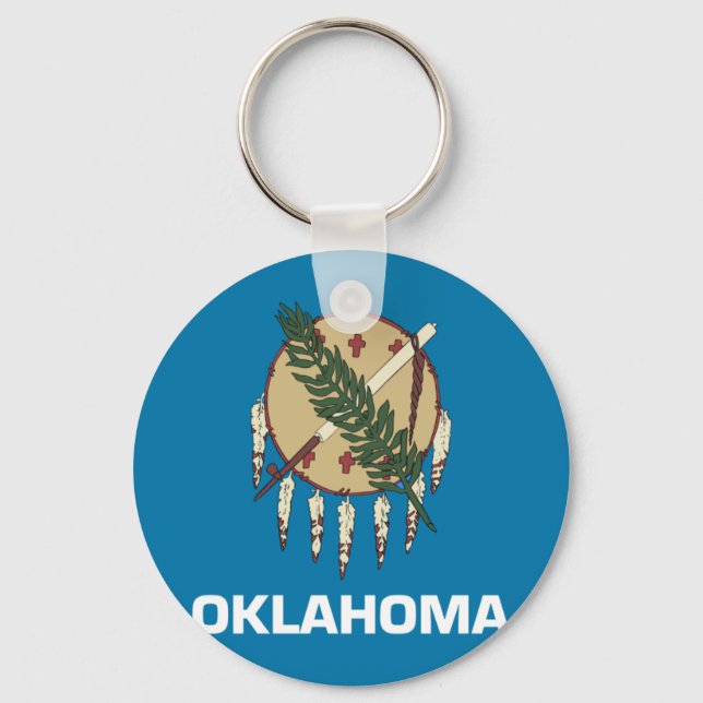 Porte-clés Drapeau de l'Oklahoma (Recto)