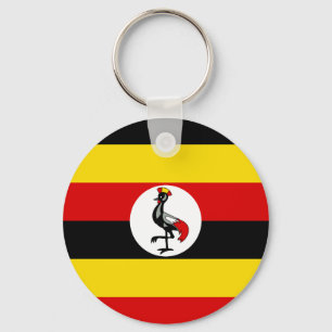 Porte-clés Drapeau de l'Ouganda