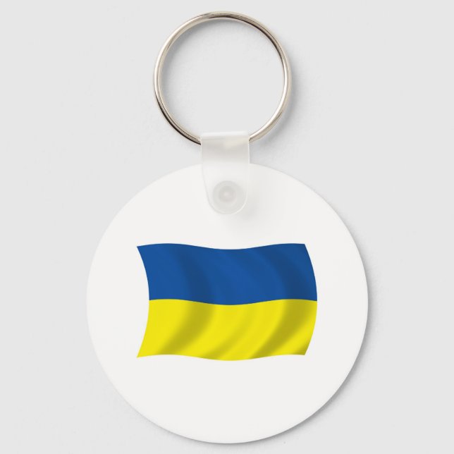 Porte-clés drapeau de l'Ukraine (Recto)