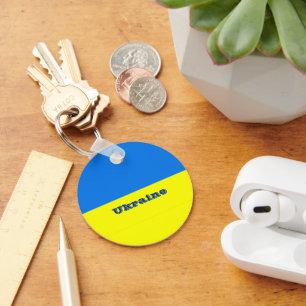 Porte-clés Drapeau de l'Ukraine