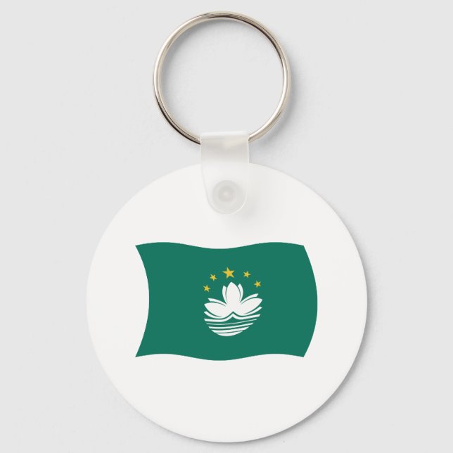 Porte-clés Drapeau de Macao (Recto)