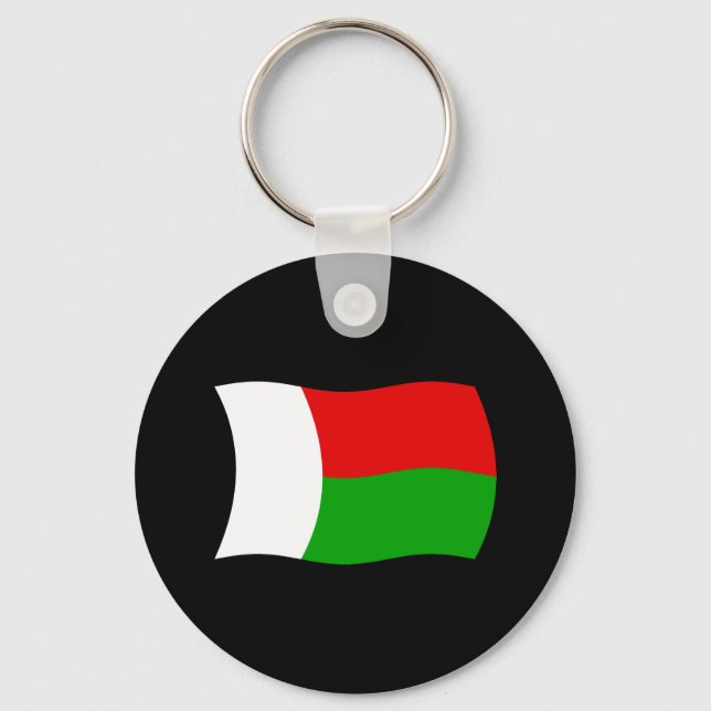 Porte-clés Drapeau de Madagascar (Recto)