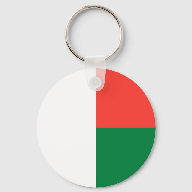 Porte-clés Drapeau de Madagascar (Recto)