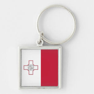 Porte-clés Drapeau de Malte Porte - clé