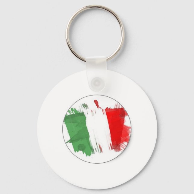Porte-clés Drapeau de mode italien (Recto)