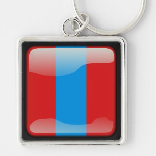 Porte-clés Drapeau de Mongolie