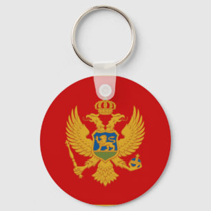 Porte-clés Drapeau de Monténégro