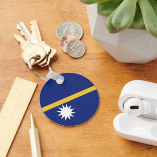Porte-clés Drapeau de Nauru