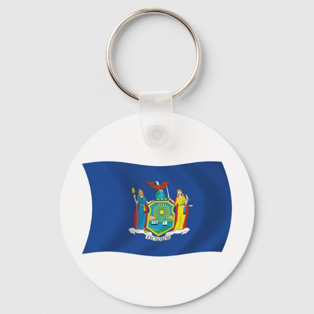 Porte-clés Drapeau de New York (Recto)